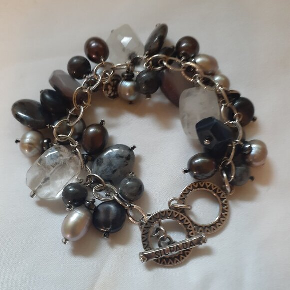 Silpada Silver Dangle Bracelet - Picture 1 of 5